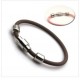 Biolife Titanium sports bracelet negative ion silicone wristband multi color rope  with two germanium stones 